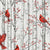 Berries and Birch-Fog/Silver