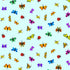 Butterflies-Light Turquoise